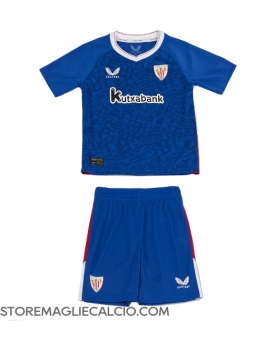 Athletic Bilbao Maglia Gara Trasferta Repliche 2024-25 Bambino Maniche Corte